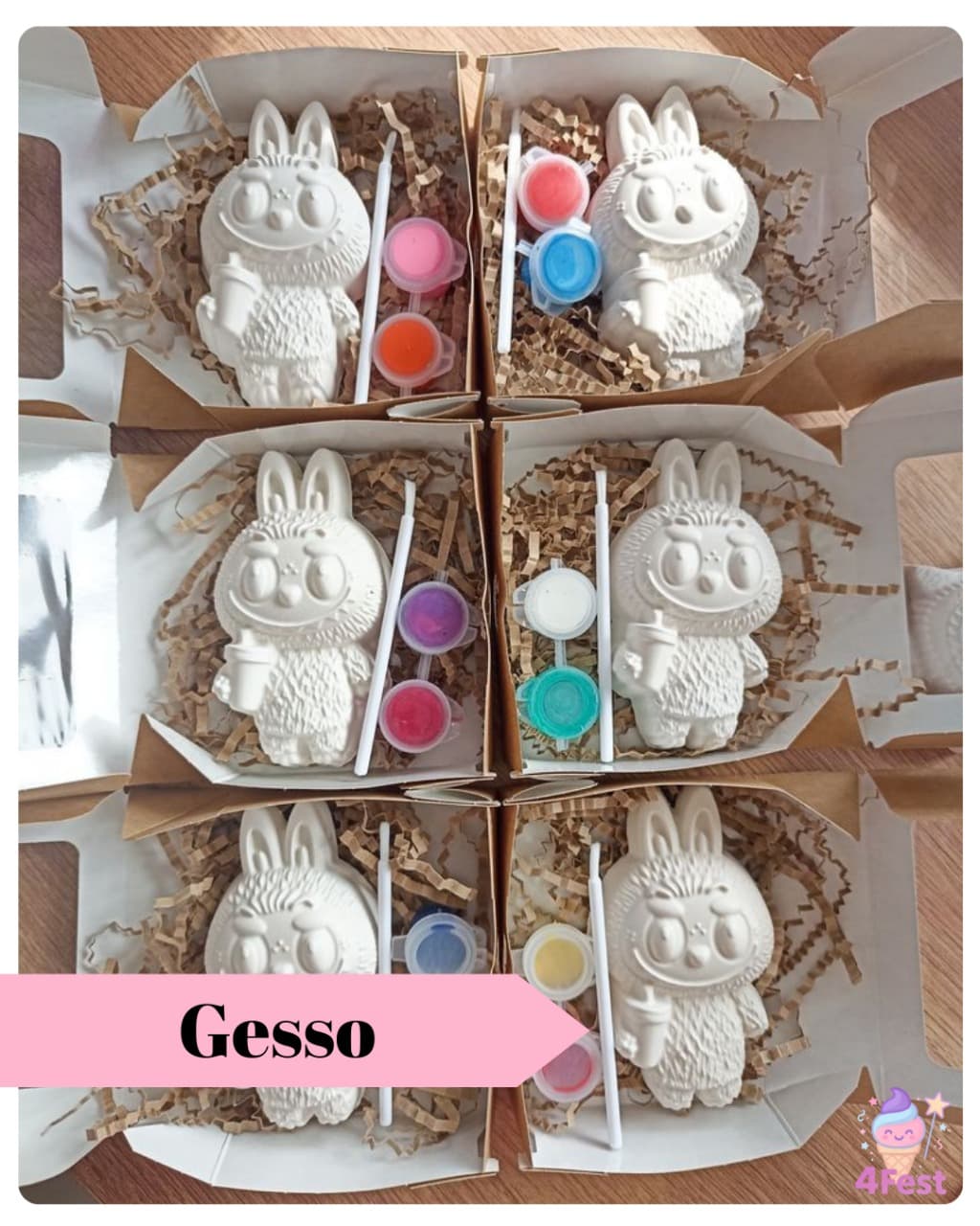 Atividade com gesso criativo